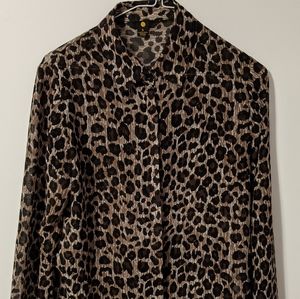 Leopard print blouse